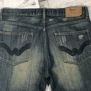 Boxer Denim Jeans Embroidered Pocket Italian Made